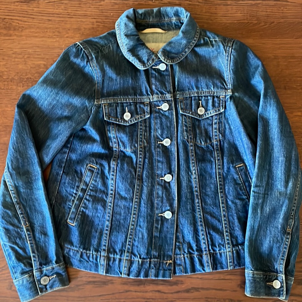 GAP Swing Style Dark Denim Jacket Women’s Small